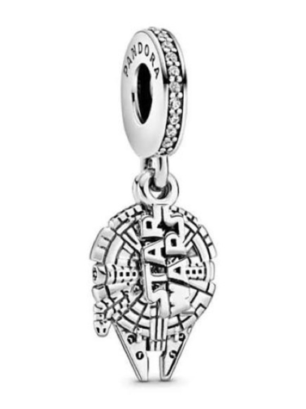 Pandora Silver Star Wars Millennium Falcon Dangle Charm